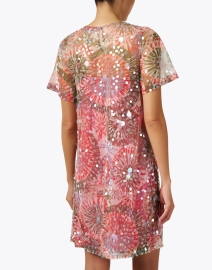 Back image thumbnail - Frances Valentine - Bubbly Multi Print Sequin Dress