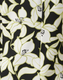 Fabric image thumbnail - Max Mara Studio - Ocroma Black Print Stretch Jacket