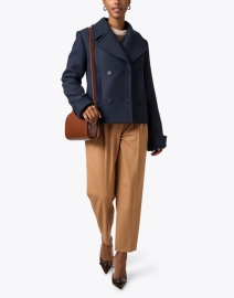 Look image thumbnail - Joseph - Dove Navy Wool Cashmere Coat