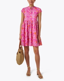 Look image thumbnail - Ro's Garden - Feloi Pink Print Dress
