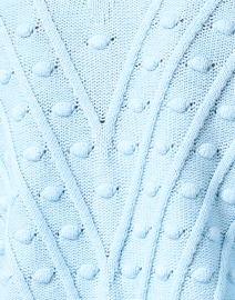 Fabric image thumbnail - Kinross - Blue Cotton Textured Cardigan