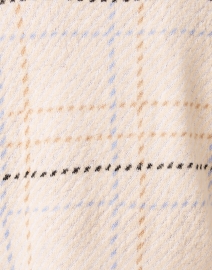 Fabric image thumbnail - Marc Cain - Cream Plaid Sweater