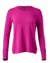 Product image thumbnail - J'Envie - Magenta Crewneck Sweater