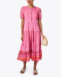Look image thumbnail - Ro's Garden - Daphne Pink Print Dress