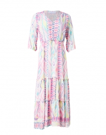 Carrie Sherbert Ikat Printed Midi Dress