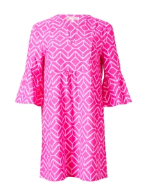 Product image thumbnail - Jude Connally - Kerry Pink Geo Print Dress
