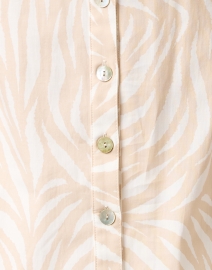 Fabric image thumbnail - Finley - Shelly White and Beige Print Shirt