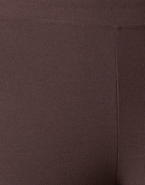 Fabric image thumbnail - Eileen Fisher - Brown Stretch Crepe Slim Ankle Pant