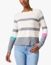 Front image thumbnail - Lisa Todd - Summer Stripe Sweater