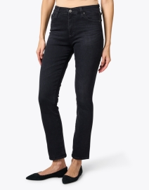Front image thumbnail - AG Jeans - Mari Charcoal Grey Straight Jean
