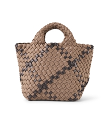 Product image thumbnail - Naghedi - St. Barths Petit Brown Woven Handbag