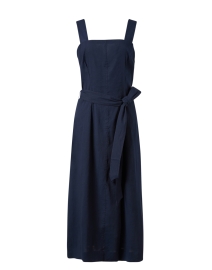 Navy Linen Dress