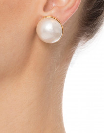 Faux Pearl Clip-on Earring