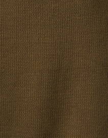 Fabric image thumbnail - White + Warren - Olive Green Rib Sweater