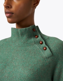 Extra_1 image thumbnail - Cortland Park - Parker Green Cashmere Sweater