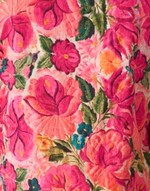 Fabric image thumbnail - Ro's Garden - Deauville Pink Printed Shirt Dress