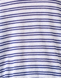 Fabric image thumbnail - Elliott Lauren - White and Blue Striped Sweater