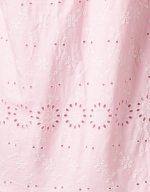 Fabric image thumbnail - Sail to Sable - Pink Cotton Eyelet Dress
