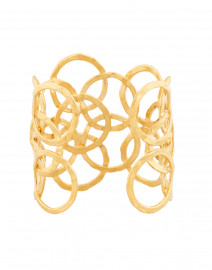 Olympie Gold Circular Link Cuff