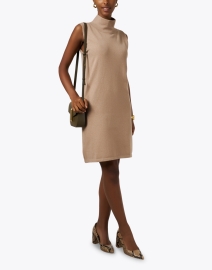 Look image thumbnail - Burgess - Paris Tan Cotton Cashmere Dress