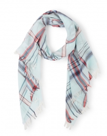 Soft Multi Check Merino Wool Scarf