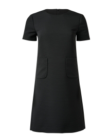 Ottoman Black Ribbed Dress