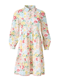 Romy White and Multi Floral Cotton Dress