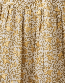 Fabric image thumbnail - Oliphant - Gold Leaf Printed Cotton Silk Dress
