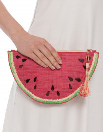 Frutta Embroidered Zip Pouch