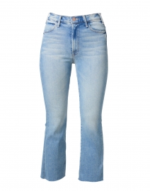 Product image thumbnail - Mother - The Hustler Light Blue High Waist Ankle Jean