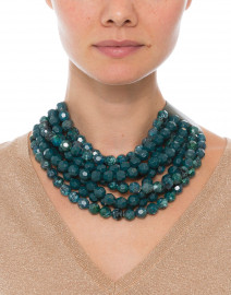 Bella Two-Tone Teal Necklace