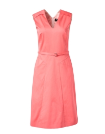 Product image thumbnail - Piazza Sempione - Orange Cotton Blend Dress 