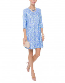 Periwinkle and White Rio Gio Swing Dress