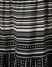Fabric image thumbnail - Banjanan - Poppy Black and White Print Cotton Dress