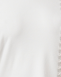 Fabric image thumbnail - J'Envie - Ivory Cross Stitch Top