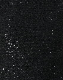 Fabric image thumbnail - St. John - Black Sequin Wool Silk Top