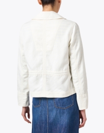 Back image thumbnail - Marc Cain Sports - Off White Double Breasted Jacket