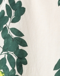 Ro's Garden - Deauville Green Lemon Print Shirt Dress