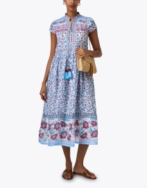 Look image thumbnail - Bella Tu - Red White and Blue Print Cotton Dress