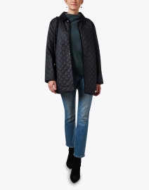 Look image thumbnail - Eileen Fisher - Black Quilted Jacket