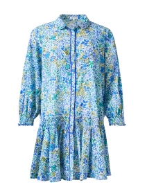 Product image thumbnail - Poupette St Barth - Tesorino Blue Floral Dress