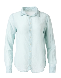 Romy Sea Green Cotton Silk Shirt
