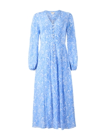 Mira Blue Print Dress