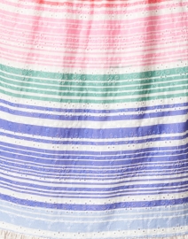 Fabric image thumbnail - Vilagallo - Eveline Multi Stripe Midi Shirt Dress