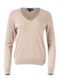 Sand Beige Cotton Sweater