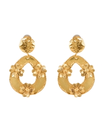 Sylvia Toledano Lucky Love Gold Drop Clip Earrings