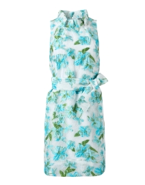 Product image thumbnail - Abbey Glass - Betty Blue Floral Organza Dress