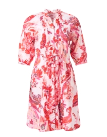 Product image thumbnail - Banjanan - Benita Pink Print Cotton Dress