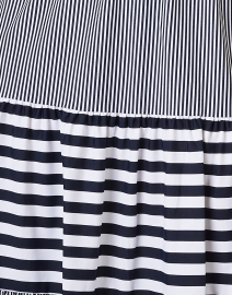 Fabric image thumbnail - Jude Connally - Pepper Navy and White Stripe Dress