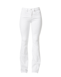 Product image thumbnail - Veronica Beard - Beverly White High Rise Flare Stretch Jean